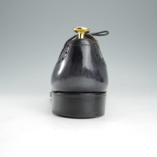 美品★(英)ガジアーノ&ガーリング 9E【パターンオーダー品★ST.JAMES 2/DECO BLACK】TG73ラスト/カーフ/黒/GAZIANO&GIRLING★i176