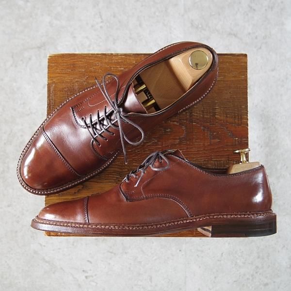 極美品★オールデン 8D【★(米)The Shoe Mart別注/クロムエクセルレザー】D7518F/ストレートチップ/茶/メンズ/Alden★i177