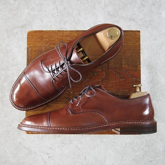 極美品★オールデン 8D【★(米)The Shoe Mart別注/クロムエクセルレザー】D7518F/ストレートチップ/茶/メンズ/Alden★i177