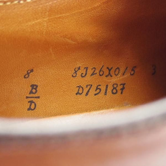 極美品★オールデン 8D【★(米)The Shoe Mart別注/クロムエクセルレザー】D7518F/ストレートチップ/茶/メンズ/Alden★i177