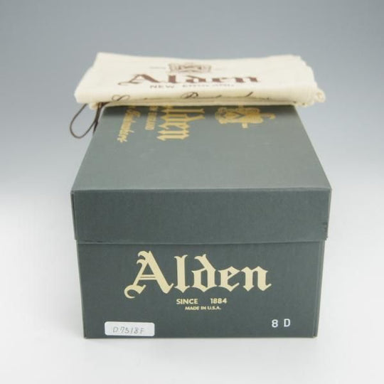 極美品★オールデン 8D【★(米)The Shoe Mart別注/クロムエクセルレザー】D7518F/ストレートチップ/茶/メンズ/Alden★i177