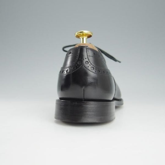 極美品★チャーチ 50F/UK5【定価￥144,100-★ディプロマット/DIPLOMAT】173ラスト/セミブローグ/カーフ/黒/メンズ/Church's★i178