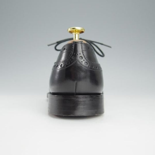 極美品★チャーチ 50F/UK5【定価￥144,100-★ディプロマット/DIPLOMAT】173ラスト/セミブローグ/カーフ/黒/メンズ/Church's★i178