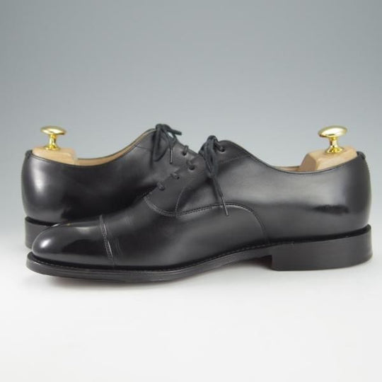 極美品★チャーチ 50F/UK5【定価￥155,100-★コンサル/CONSUL】173ラスト/ストレートチップ/カーフ/黒/メンズ/Church's★i180