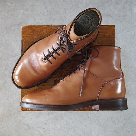 極上★トリッカーズ SIZE 7【貴重★ホールカット風カントリーブーツ/SHIPS別注】M6965/カーフ/茶/シップス/メンズ/Tricker's★i183