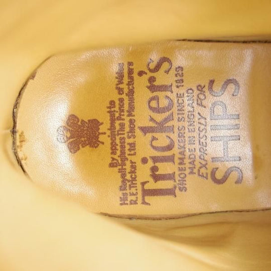 極上★トリッカーズ SIZE 7【貴重★ホールカット風カントリーブーツ/SHIPS別注】M6965/カーフ/茶/シップス/メンズ/Tricker's★i183