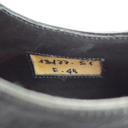 極上★(伊)サントーニ SIZE 4.5【上級★グッドイヤーウェルテッド製法/13177】ストレートチップ/カーフ/黒/メンズ/Santoni★i184