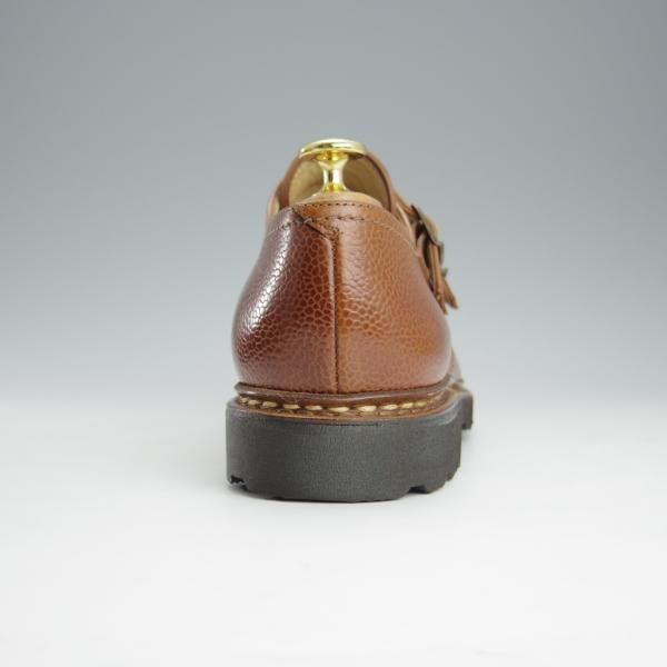 ほぼ試着程度★パラブーツ SIZE 8.5【現行定価￥74,800-★ウィリアム/WILLIAM】ダブルモンク/シボ革/MARRON/マロン/茶/Paraboot★i185