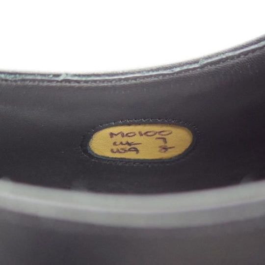 未使用★(英国製)BARKER BLACK/バーカーブラック US8【定価￥105,840-★2019年BEAMS取扱/MOTTO/モンクストラップ】HARRINGTON/黒★i187