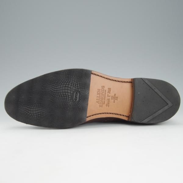 極美品★(米)アレンエドモンズ 8D【定価￥75,900-★Strand/ストランド】セミブローグ/カーフ/CIGAR/茶/メンズ/ALLEN EDMONDS★i188