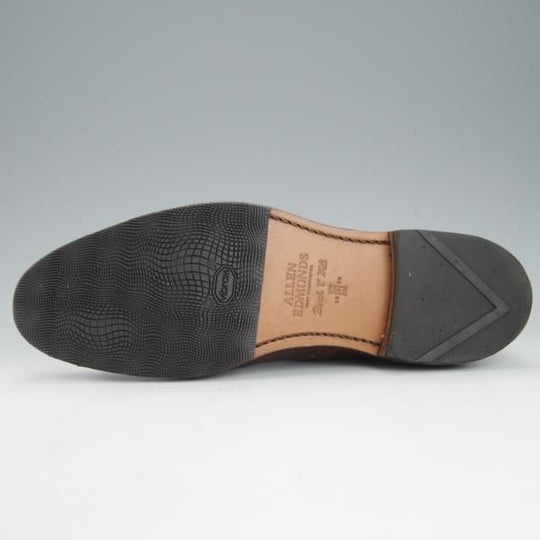 極美品★(米)アレンエドモンズ 8D【定価￥75,900-★Strand/ストランド】セミブローグ/カーフ/CIGAR/茶/メンズ/ALLEN EDMONDS★i188