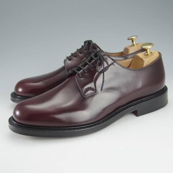未使用★チャーチ 75G/UK7.5【定価￥144,100-★シャノン/SHANNON】5都市ロゴ/103ラスト/プレーントゥ/赤茶/メンズ/Church's★i193