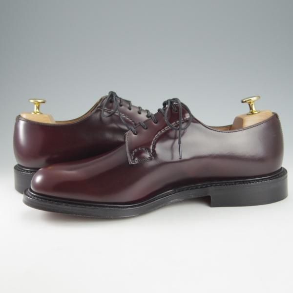 未使用★チャーチ 75G/UK7.5【定価￥144,100-★シャノン/SHANNON】5都市ロゴ/103ラスト/プレーントゥ/赤茶/メンズ/Church's★i193