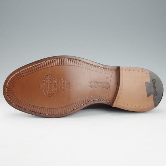 未使用★チャーチ 75G/UK7.5【定価￥144,100-★シャノン/SHANNON】5都市ロゴ/103ラスト/プレーントゥ/赤茶/メンズ/Church's★i193