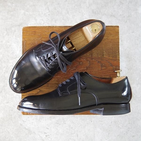 極上★オールデン 8C【貴重★(米)MOULDED SHOE別注/モディファイドラスト】53517/プレーントゥ/カーフ/黒/メンズ/Alden★i194