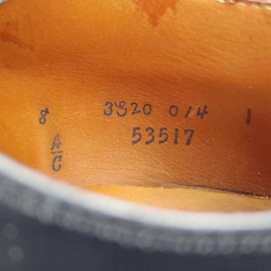 極上★オールデン 8C【貴重★(米)MOULDED SHOE別注/モディファイドラスト】53517/プレーントゥ/カーフ/黒/メンズ/Alden★i194