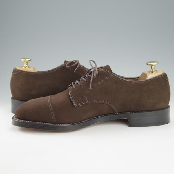 未使用★オールデン 8D【貴重★ブルックスブラザーズ別注/00064】ストレートチップ/スエード/濃茶/メンズ/BROOKS BROTHERS/Alden★i198