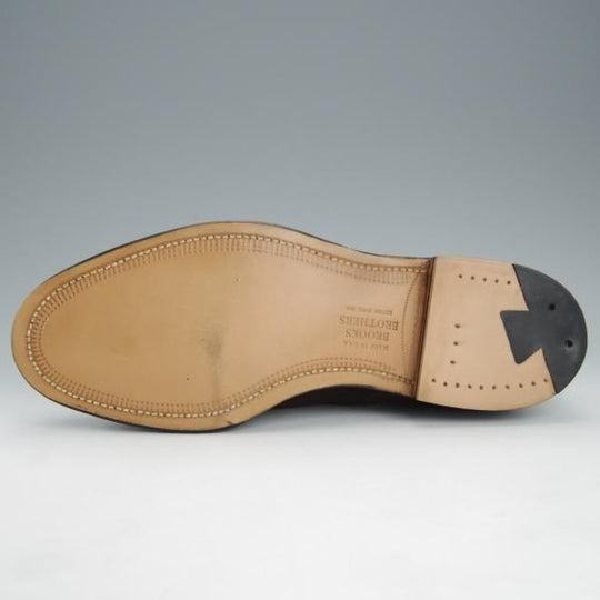 未使用★オールデン 8D【貴重★ブルックスブラザーズ別注/00064】ストレートチップ/スエード/濃茶/メンズ/BROOKS BROTHERS/Alden★i198