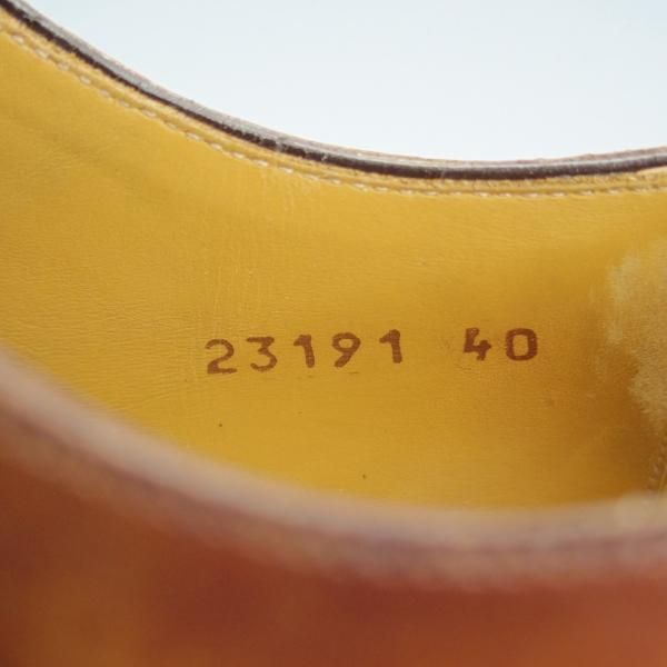 極美品★(スペイン製)マグナーニ SIZE 40【★ボロネーゼ製法/モンクストラップ/サイドモンク】23191/カーフ/茶/MAGNANNI★i200