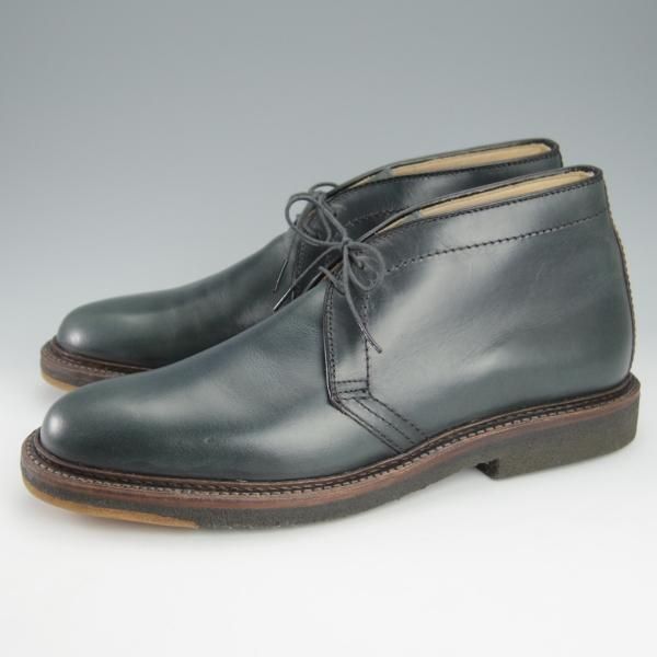 未使用★オールデン 9.5D【クロムエクセルレザー仕様★バリーラスト/13798】チャッカブーツ/紺/メンズ/Alden★i201