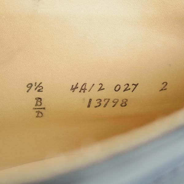 未使用★オールデン 9.5D【クロムエクセルレザー仕様★バリーラスト/13798】チャッカブーツ/紺/メンズ/Alden★i201