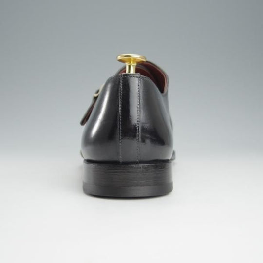 極美品★(スペイン製)マグナーニ SIZE 40【定価￥80,300-★オパンケ/ボロネーゼ製法】15141/サイドモンク/黒/MAGNANNI★i202