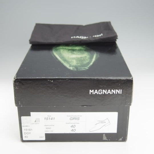 極美品★(スペイン製)マグナーニ SIZE 40【定価￥80,300-★オパンケ/ボロネーゼ製法】15141/サイドモンク/黒/MAGNANNI★i202