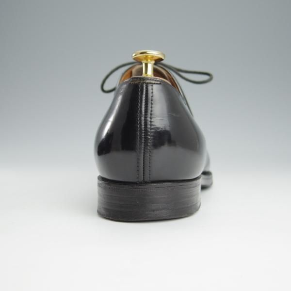 ★チャーチ 75F/UK7.5【旧チャーチ★ブックバインダーカーフ/3都市ロゴ】84ラスト/Barcroft/パンチドキャップトゥ/黒/Church's★i203