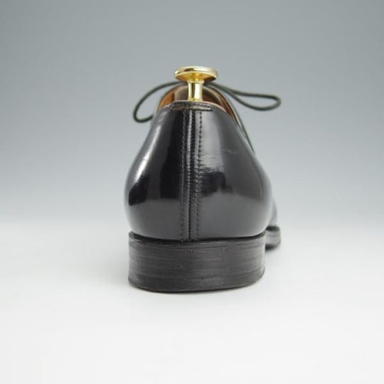 ★チャーチ 75F/UK7.5【旧チャーチ★ブックバインダーカーフ/3都市ロゴ】84ラスト/Barcroft/パンチドキャップトゥ/黒/Church's★i203