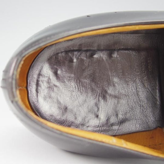 ★チャーチ 75F/UK7.5【旧チャーチ★ブックバインダーカーフ/3都市ロゴ】84ラスト/Barcroft/パンチドキャップトゥ/黒/Church's★i203