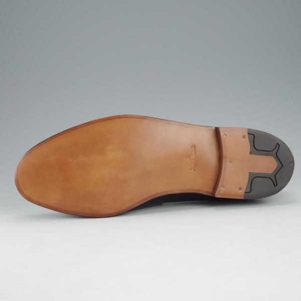 未使用★ジョンロブ 8E【現行定価￥231,000-★ロペス/LOPEZ】4395ラスト/コインローファー/カーフ/黒/メンズ/JOHN LOBB★i205