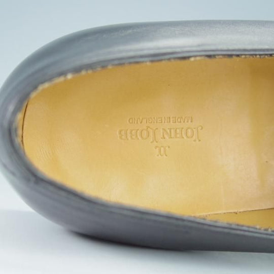 未使用★ジョンロブ 8E【現行定価￥231,000-★ロペス/LOPEZ】4395ラスト/コインローファー/カーフ/黒/メンズ/JOHN LOBB★i205