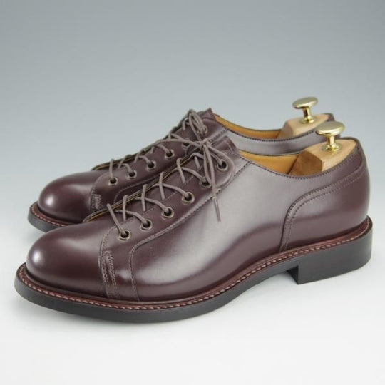 未使用★宮城興業 UK6.5程度【パターンオーダー品★MD-12/伝兵衛/ZERBINOネーム】モンキー/ダービーシューズ/濃茶/MIYAGI KOGYO★i206