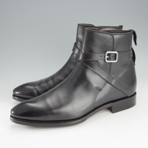 美品★(スペイン製)CARMINA/カルミナ SIZE 7【定価￥83,600-★ジョッパーブーツ/80153】DEIAラスト/カーフ/黒/メンズ★i207