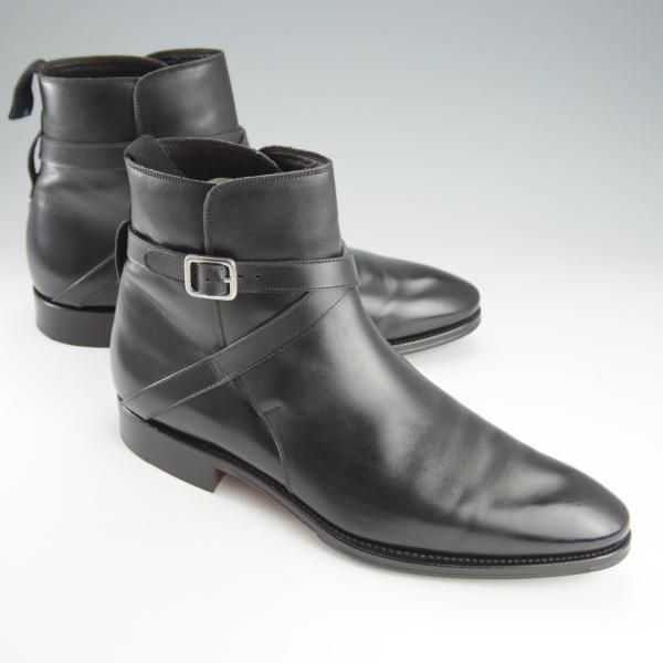 美品★(スペイン製)CARMINA/カルミナ SIZE 7【定価￥83,600-★ジョッパーブーツ/80153】DEIAラスト/カーフ/黒/メンズ★i207