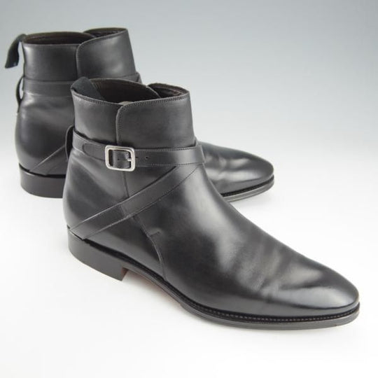 美品★(スペイン製)CARMINA/カルミナ SIZE 7【定価￥83,600-★ジョッパーブーツ/80153】DEIAラスト/カーフ/黒/メンズ★i207