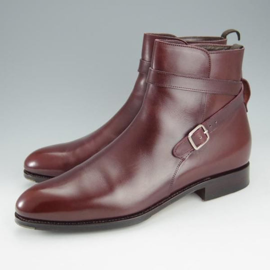 極美品★(スペイン製)CARMINA/カルミナ SIZE 7【定価￥83,600-★ジョッパーブーツ/80106】ALCUDIAラスト/ボックスカーフ/赤茶★i208