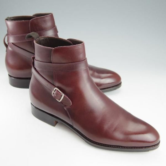 極美品★(スペイン製)CARMINA/カルミナ SIZE 7【定価￥83,600-★ジョッパーブーツ/80106】ALCUDIAラスト/ボックスカーフ/赤茶★i208