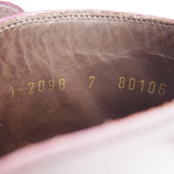 極美品★(スペイン製)CARMINA/カルミナ SIZE 7【定価￥83,600-★ジョッパーブーツ/80106】ALCUDIAラスト/ボックスカーフ/赤茶★i208