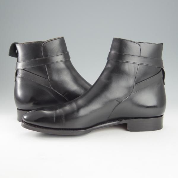 極美品★(スペイン製)CARMINA/カルミナ SIZE 7【定価￥83,600-★ジョッパーブーツ/80106】DEIAラスト/ボックスカーフ/黒/メンズ★i209