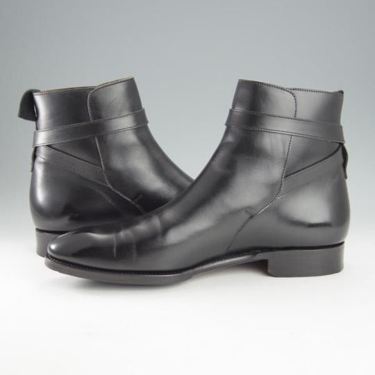 極美品★(スペイン製)CARMINA/カルミナ SIZE 7【定価￥83,600-★ジョッパーブーツ/80106】DEIAラスト/ボックスカーフ/黒/メンズ★i209