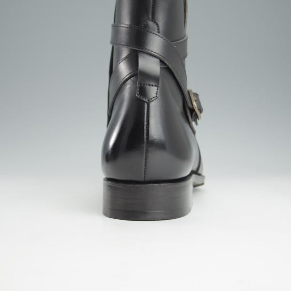 極美品★(スペイン製)CARMINA/カルミナ SIZE 7【定価￥83,600-★ジョッパーブーツ/80106】DEIAラスト/ボックスカーフ/黒/メンズ★i209