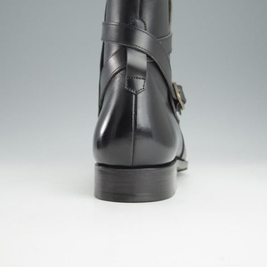 極美品★(スペイン製)CARMINA/カルミナ SIZE 7【定価￥83,600-★ジョッパーブーツ/80106】DEIAラスト/ボックスカーフ/黒/メンズ★i209