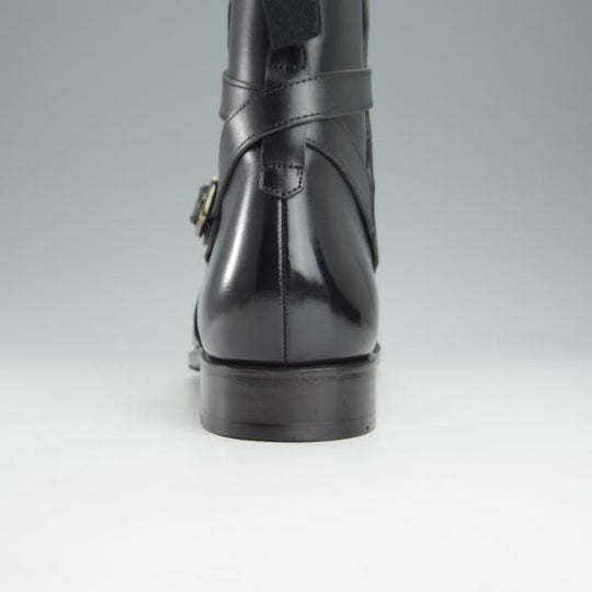 極美品★(スペイン製)CARMINA/カルミナ SIZE 7【定価￥83,600-★ジョッパーブーツ/80106】DEIAラスト/ボックスカーフ/黒/メンズ★i209