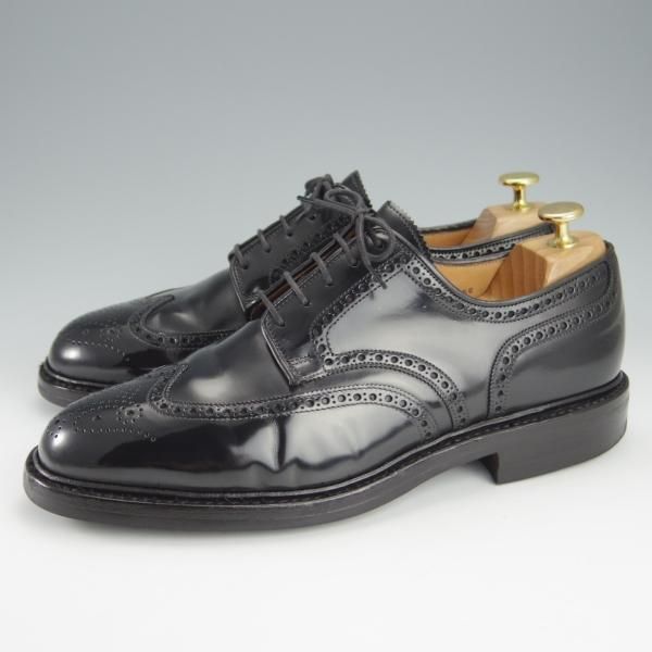 極上★クロケット&ジョーンズ 8E【定価￥94,600-★ダイナイトソール仕様/PEMBROKE】325ラスト/フルブローグ/黒/Crockett&Jones★i213