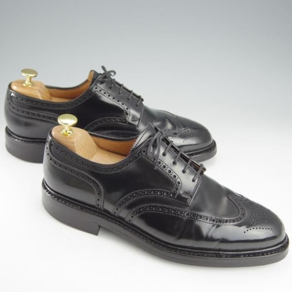 極上★クロケット&ジョーンズ 8E【定価￥94,600-★ダイナイトソール仕様/PEMBROKE】325ラスト/フルブローグ/黒/Crockett&Jones★i213