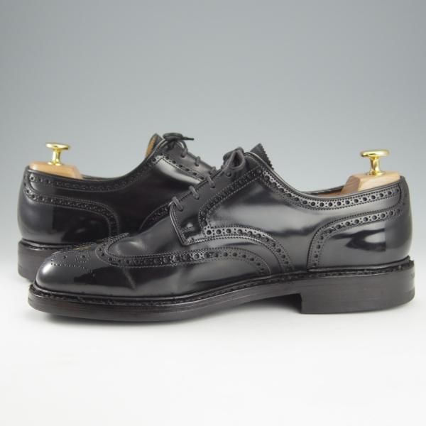 極上★クロケット&ジョーンズ 8E【定価￥94,600-★ダイナイトソール仕様/PEMBROKE】325ラスト/フルブローグ/黒/Crockett&Jones★i213