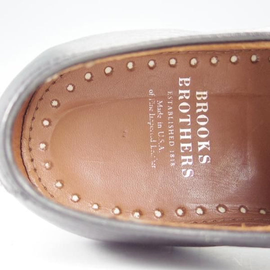 未使用★(米)アレンエドモンズ 8E【貴重★ブルックスブラザーズ別注/プレーントゥ】グレインレザー/黒/メンズ/ALLEN EDMONDS★i214