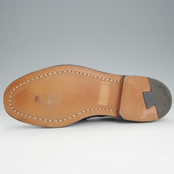 未使用★(米)YUKETEN/ユケテン 7.5C【定価￥118,800-★コードバン仕様/(米)ホーウィン社】705SP/モカシン/ローファー/黒×赤茶★i215