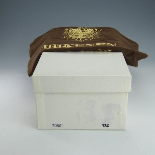 未使用★(米)YUKETEN/ユケテン 7.5C【定価￥118,800-★コードバン仕様/(米)ホーウィン社】705SP/モカシン/ローファー/黒×赤茶★i215